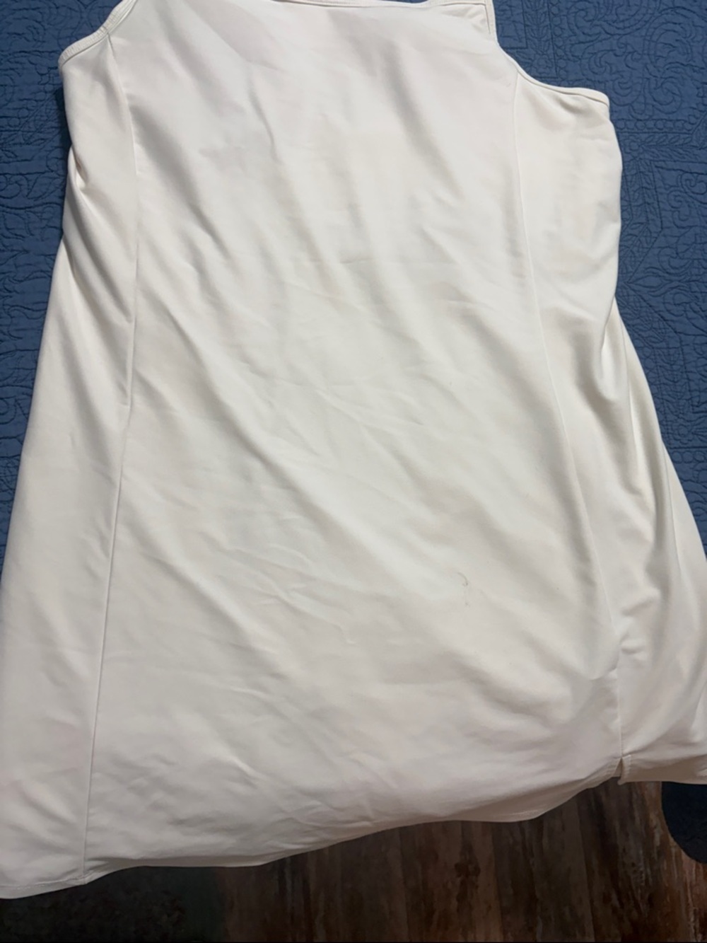 Old Navy Cream Mini Dress with Sleek Silhouette